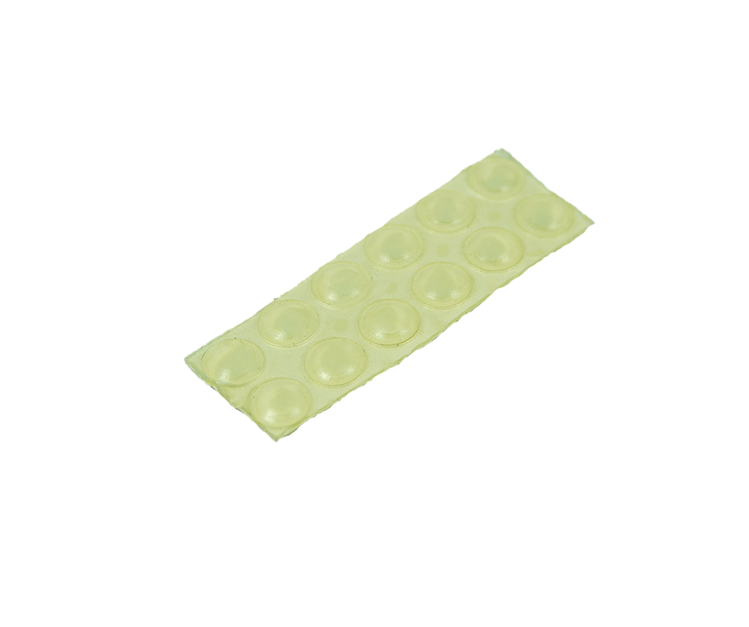 Clear Vinyl Adhesive Bumpers (Pkg of 12)