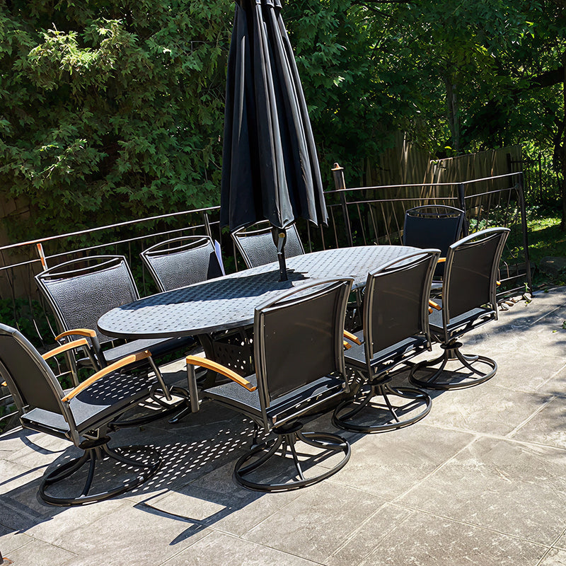 Teak Refinishing With Black Plus Slings